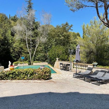 Studio En Bas De Villa Avec Piscine Proche Bord De Mer Cagnes-sur-Mer Exteriér fotografie